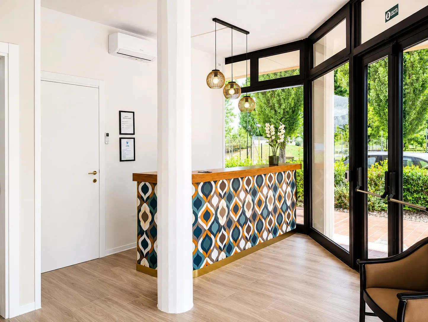 Reception reale dello Studio Dentistico Lera a Capannori